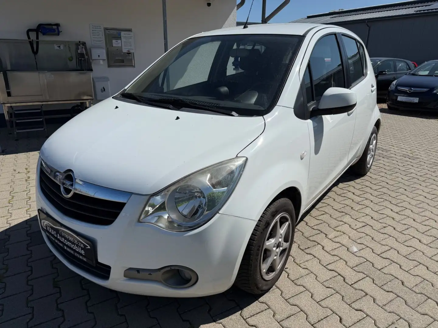 Opel Agila B Edition+Klimaanlage+Alus+Euro 5 Weiß - 1