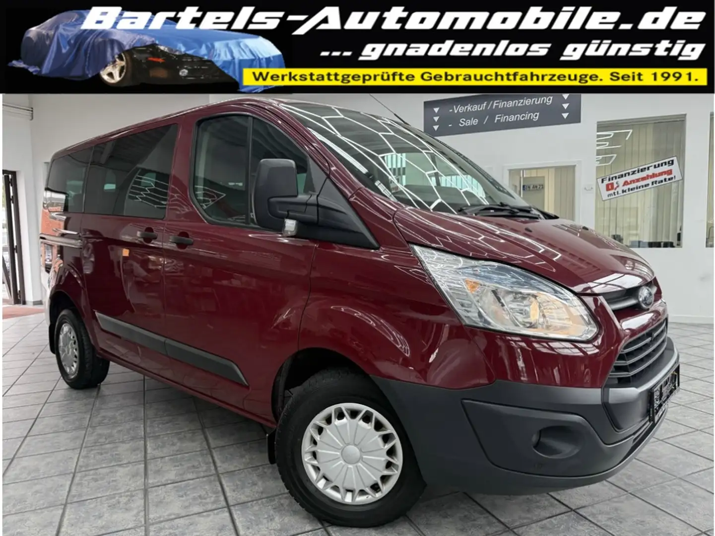 Ford Transit Custom 300 L1 Trend, 9-Sitzer, PDC,1 Hd Red - 1