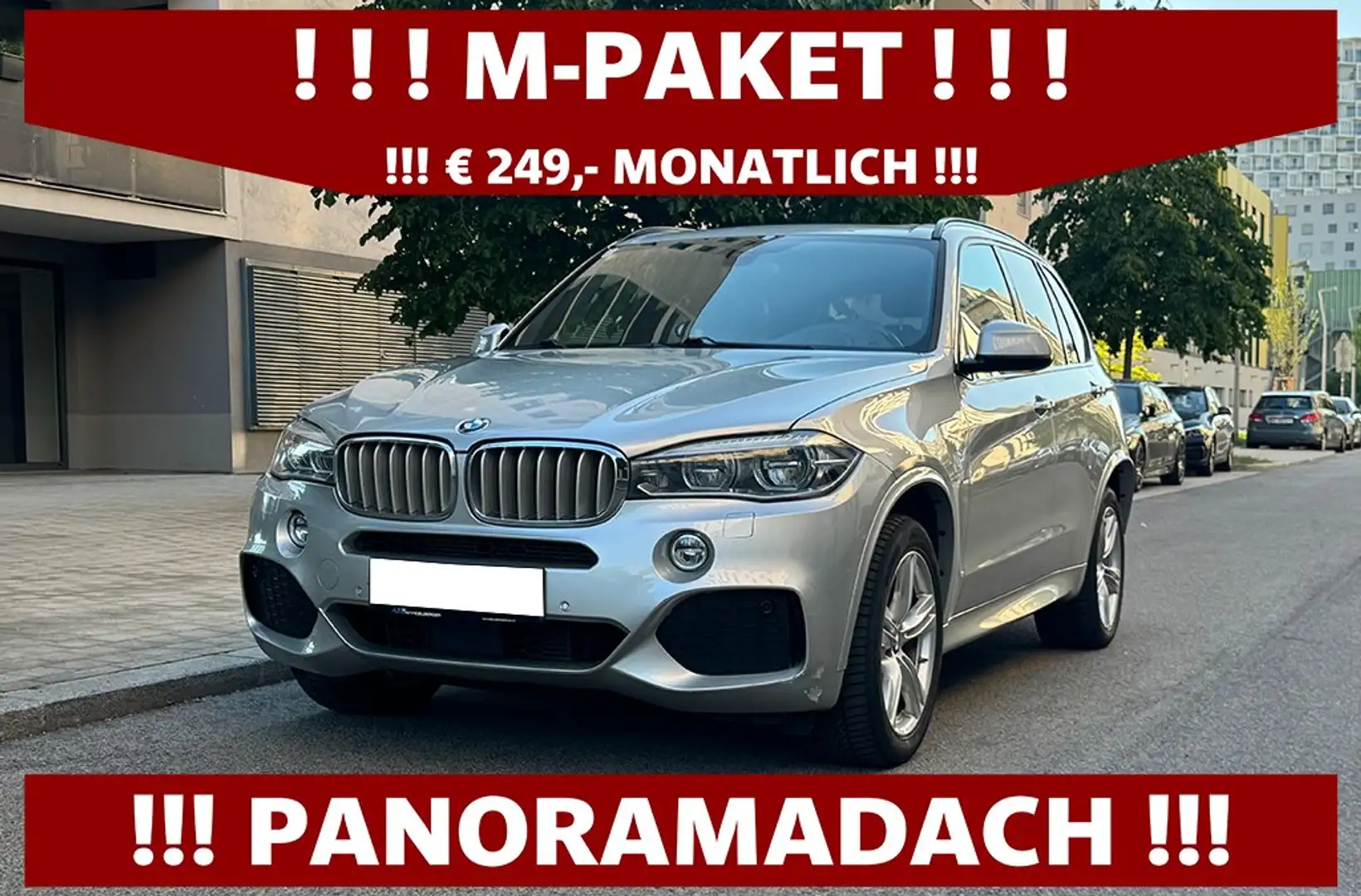 BMW X5 40e xDrive Aut. PHEV | M-PAKET | € 249,- MTL. Silber - 1