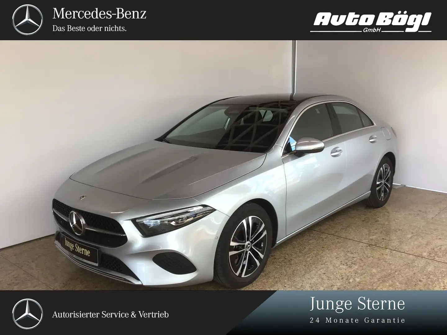 Mercedes-Benz A 180 A 180 Limo Progressive Advanced/AHK/Pano/BEAM Navi Silber - 1