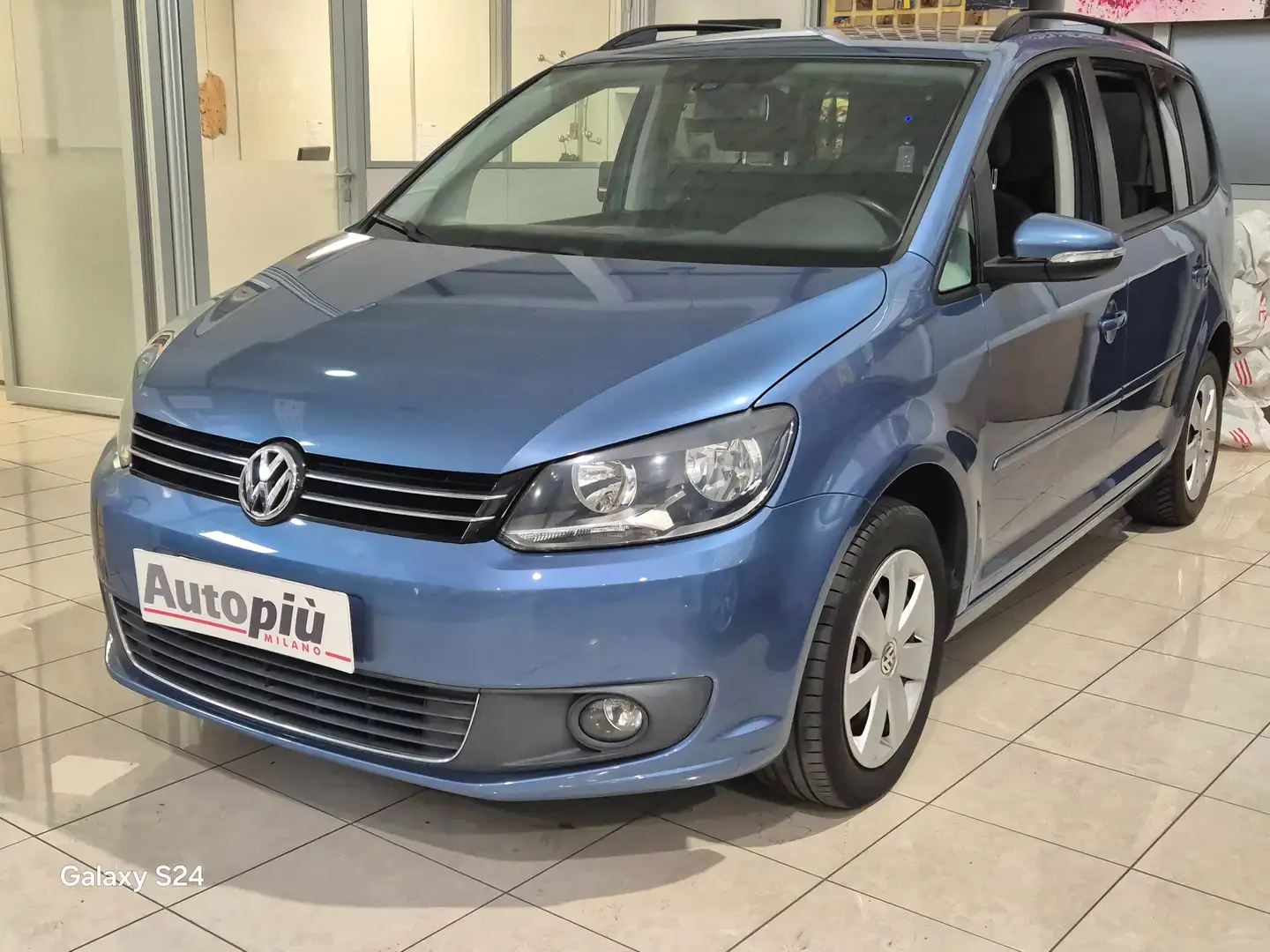 Volkswagen Touran Touran 1.6 tdi Comfortline Business dsg 7 posti Blu/Azzurro - 1