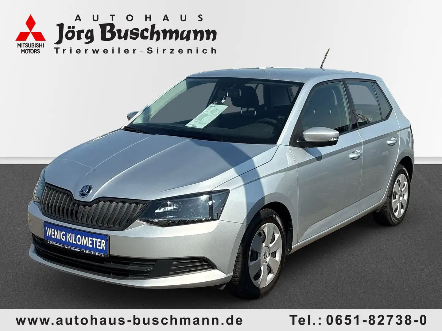 Skoda Fabia 1,0 Active, Gris - 1