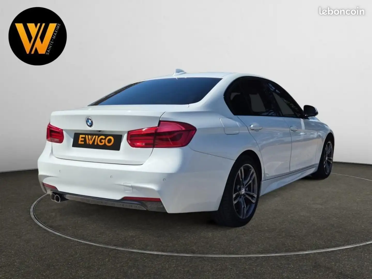 BMW 320 F30 320D XDrive M Sport OPTIONS %2B%2B HUD CAMERA 360 CUIR FULL LED Blanco - 2