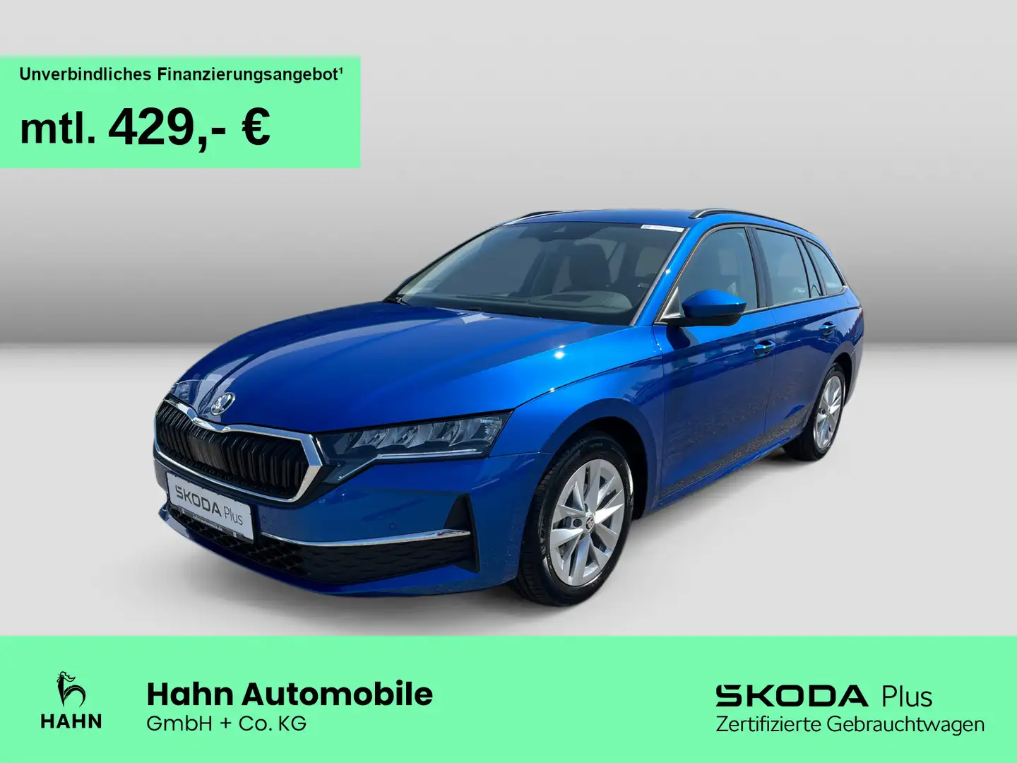 Skoda Octavia Combi 2.0TDI DSG Selection HUD AHK Stand Blauw - 1