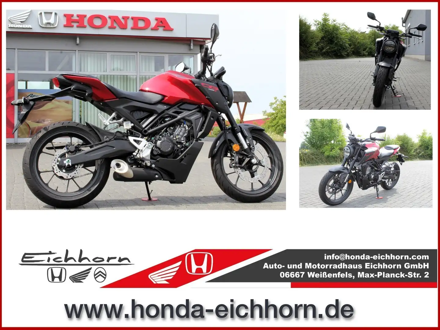 Honda CB 125 CB 125 R Rouge - 1