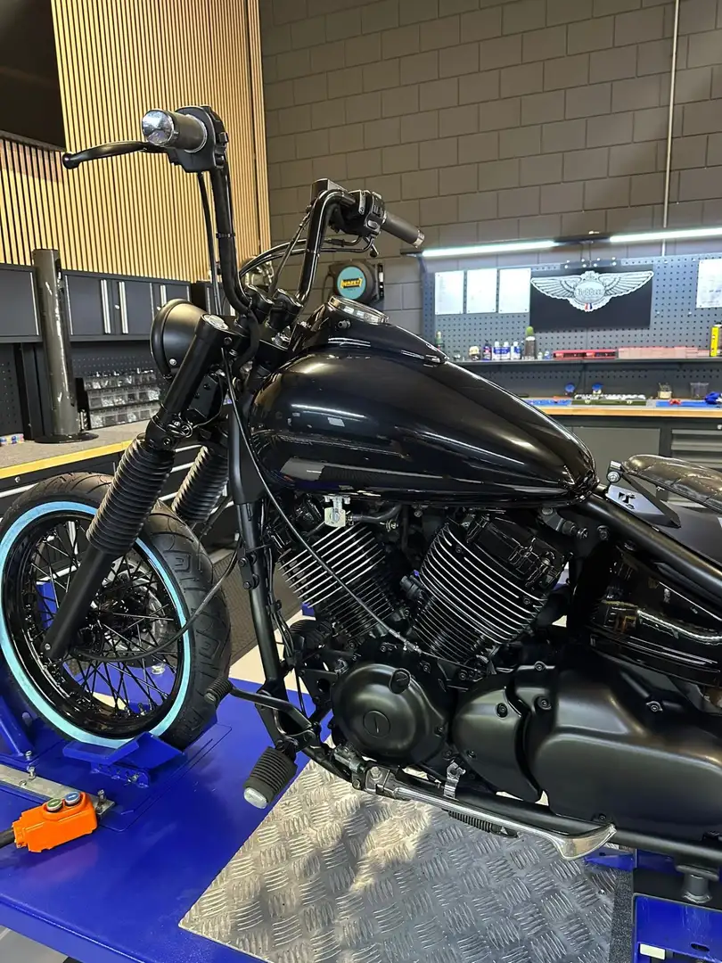 Yamaha XVS 650 yamaha dragstar 650 bobber Zwart - 1
