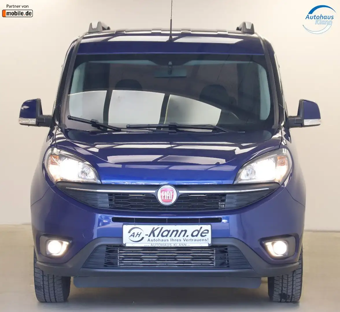 Fiat Doblo 1.4T-Jet 120PS SX Klima UConnect AHK 1Hand Blau - 2