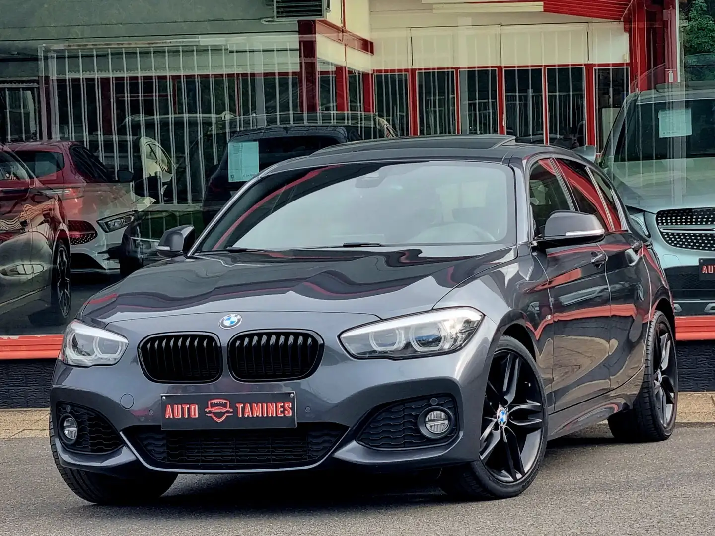 BMW 118 118i / Boite Auto / Pack M / Toit Ouvrant / Led Gris - 1