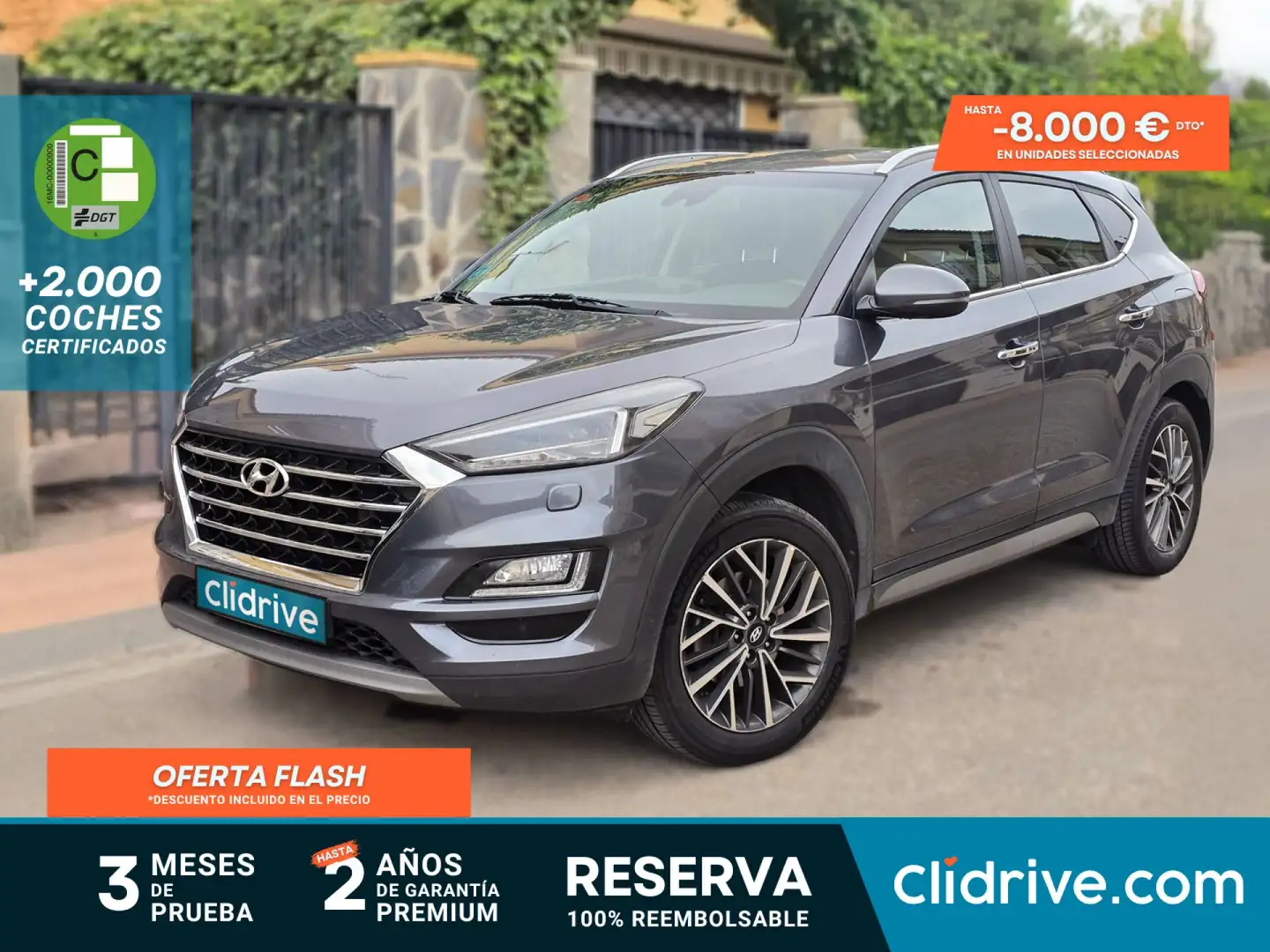 Hyundai TUCSON 1.6 CRDI 85kW (116CV) 48V Tecno 4X2 Gris - 1