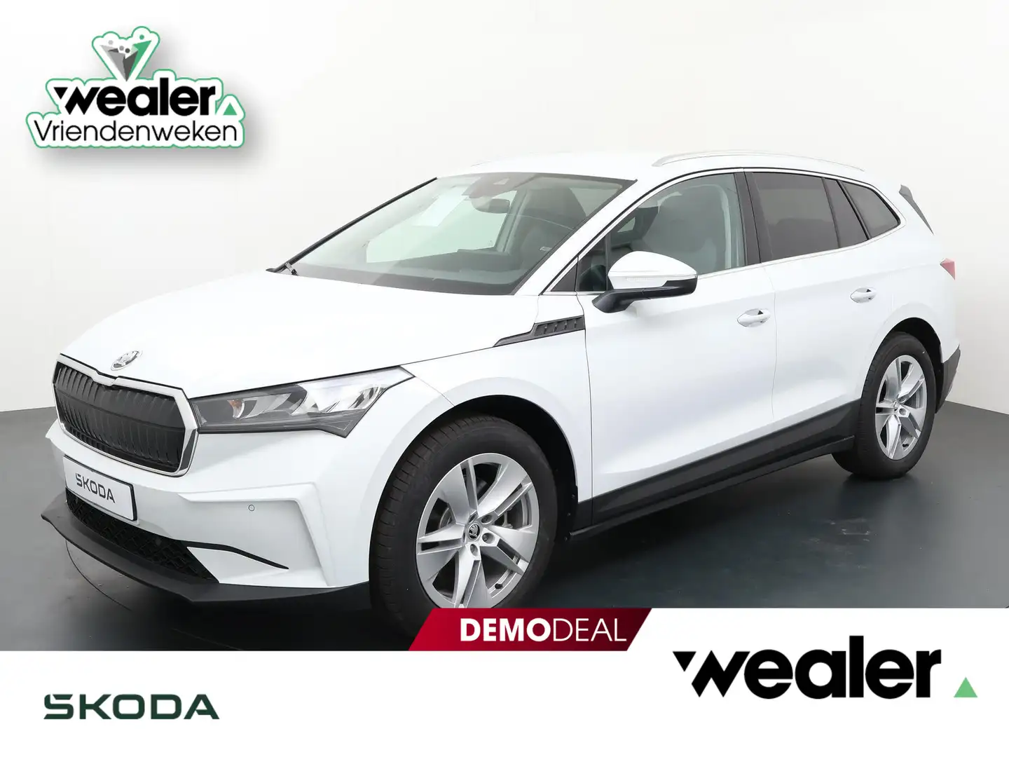 Skoda Enyaq 80 204 pk | Navigatie | Apple Carplay/Android | Au Blanc - 1