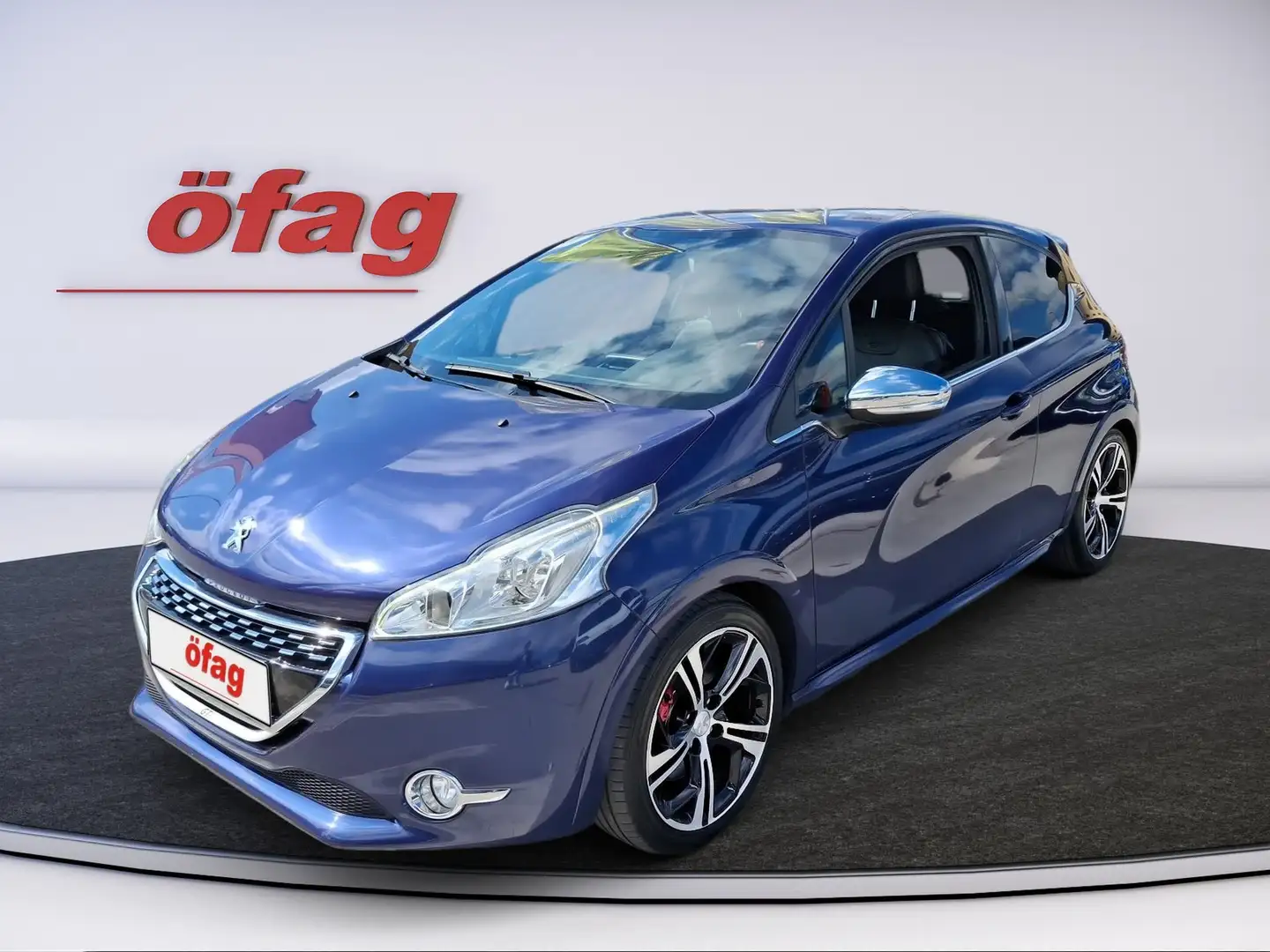 Peugeot 208 GTI Navi+SHZ+2xKlima+KlimaA+PDC Blau - 2