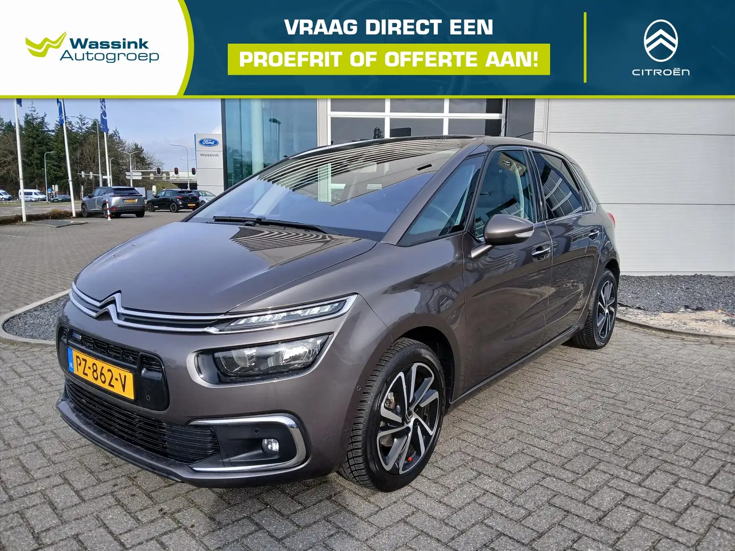 Citroen C4 Picasso 1.2 PureTech 130pk Feel | Automaat | Navigatie | A Grigio - 1