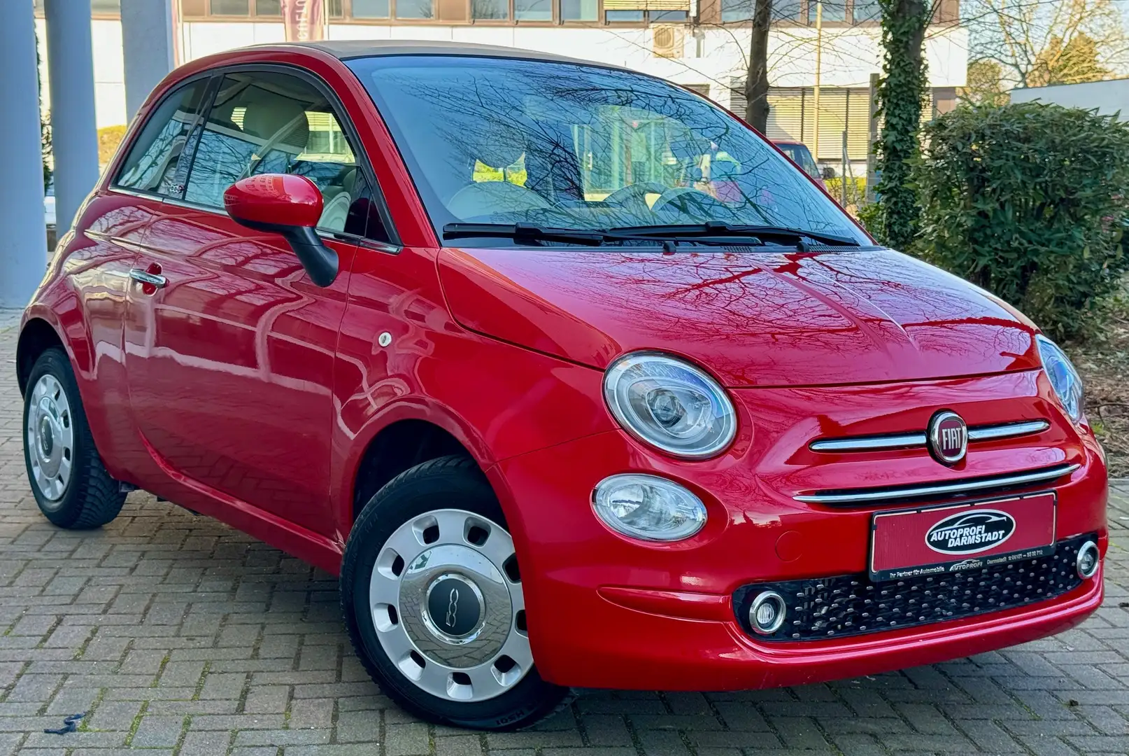 Fiat 500C TÜV AU NEU/CABRIO/KLIMA/PDC/BLUETOOTH/LOUNGE Rood - 1