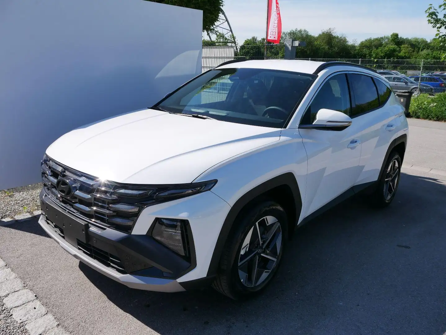 Hyundai TUCSON GO Plus 1.6 T-GDi HEV 4WD AT *PDC*RFK*NAVI*SHZ*LED Weiß - 2