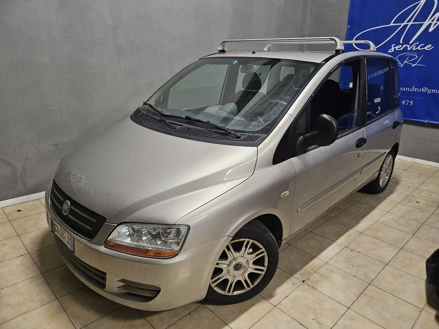 Fiat Multipla Multipla II 1.9 jtd Dynamic Gris - 2
