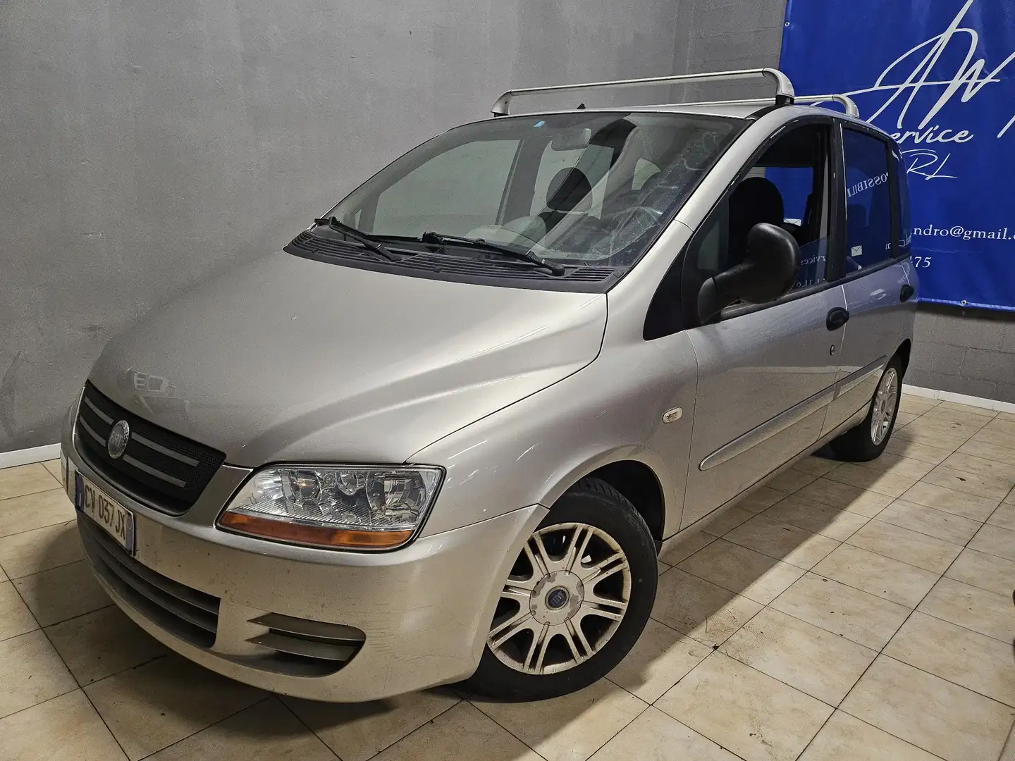 Fiat Multipla Multipla II 1.9 jtd Dynamic Gris - 1