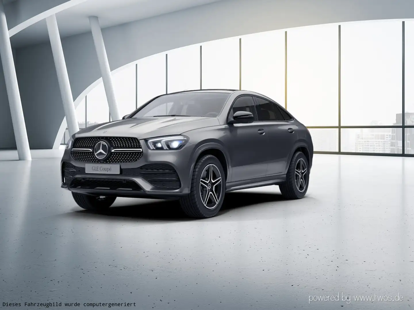 Mercedes-Benz GLE 350 GLE 350 e 4MATIC Coupé  AMG Line Navi/Pano.-Dach Grau - 2