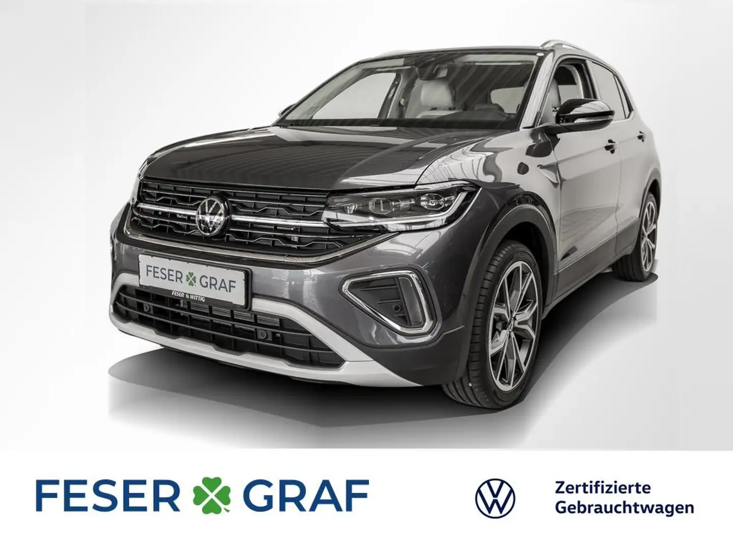 Volkswagen T-Cross Style 1.0 TSI DSG R-Kamera/ACC/Navi Grau - 1