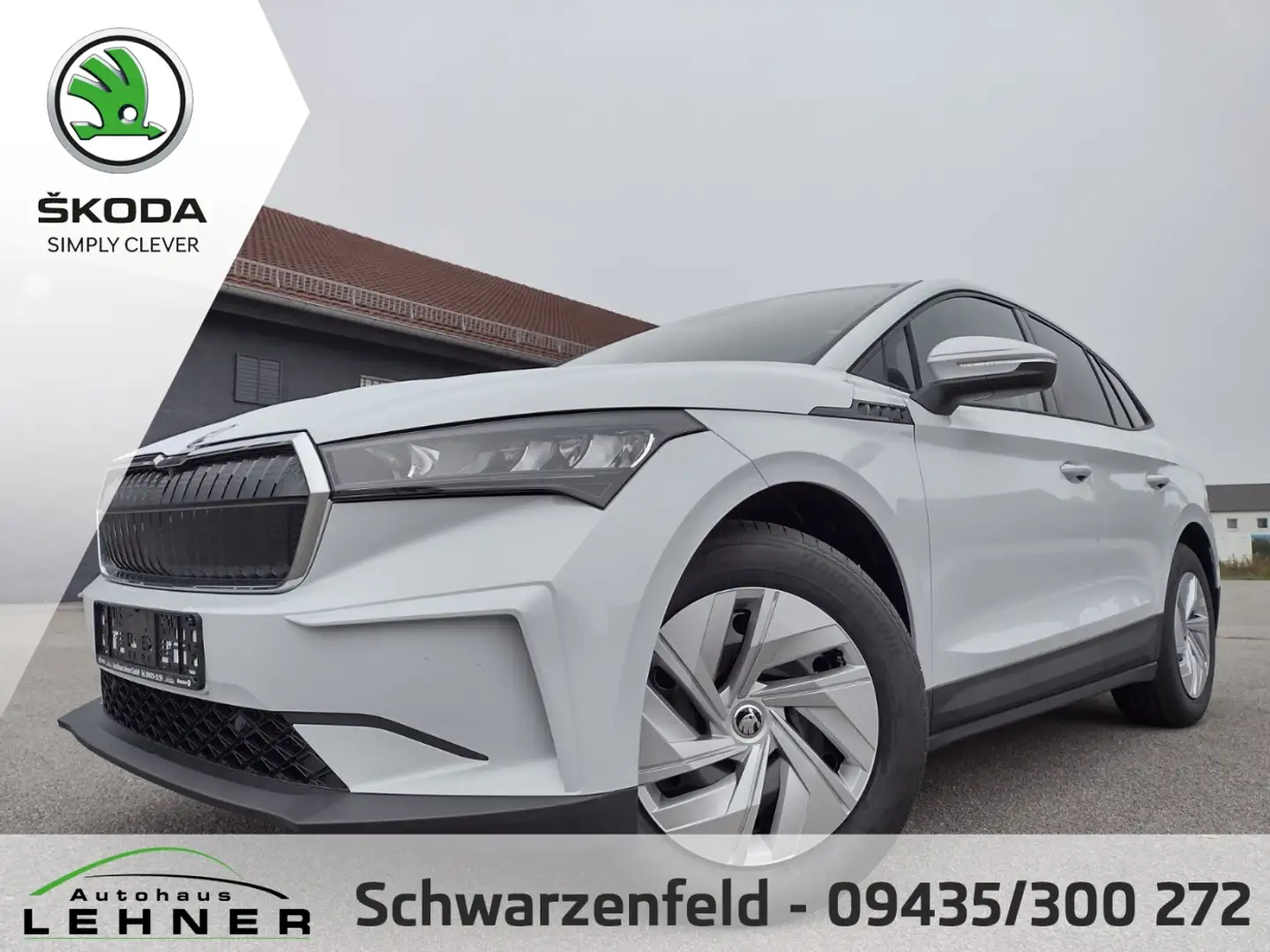 Skoda Enyaq iV 50 NAVI+LED+5J-GARANTIE+KESSY+LADEGERÄT+SunSet Weiß - 1