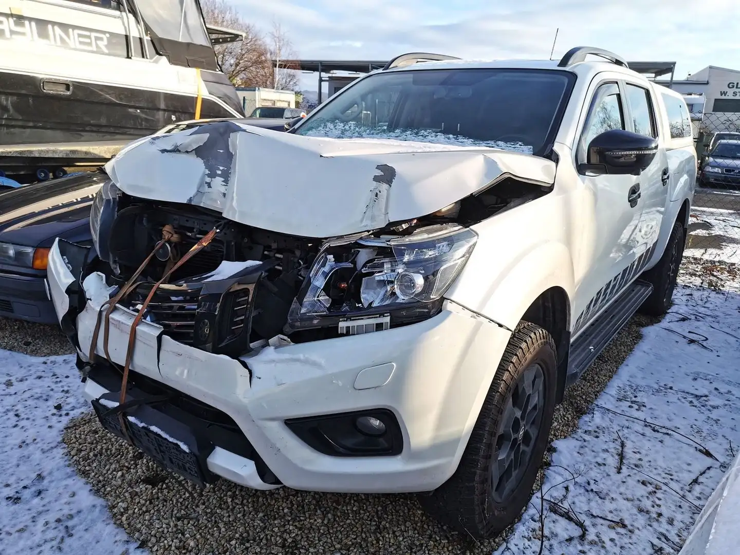 Nissan Navara N-Guard Double Cab 4x4 Navi AHK Kamera Blanc - 2