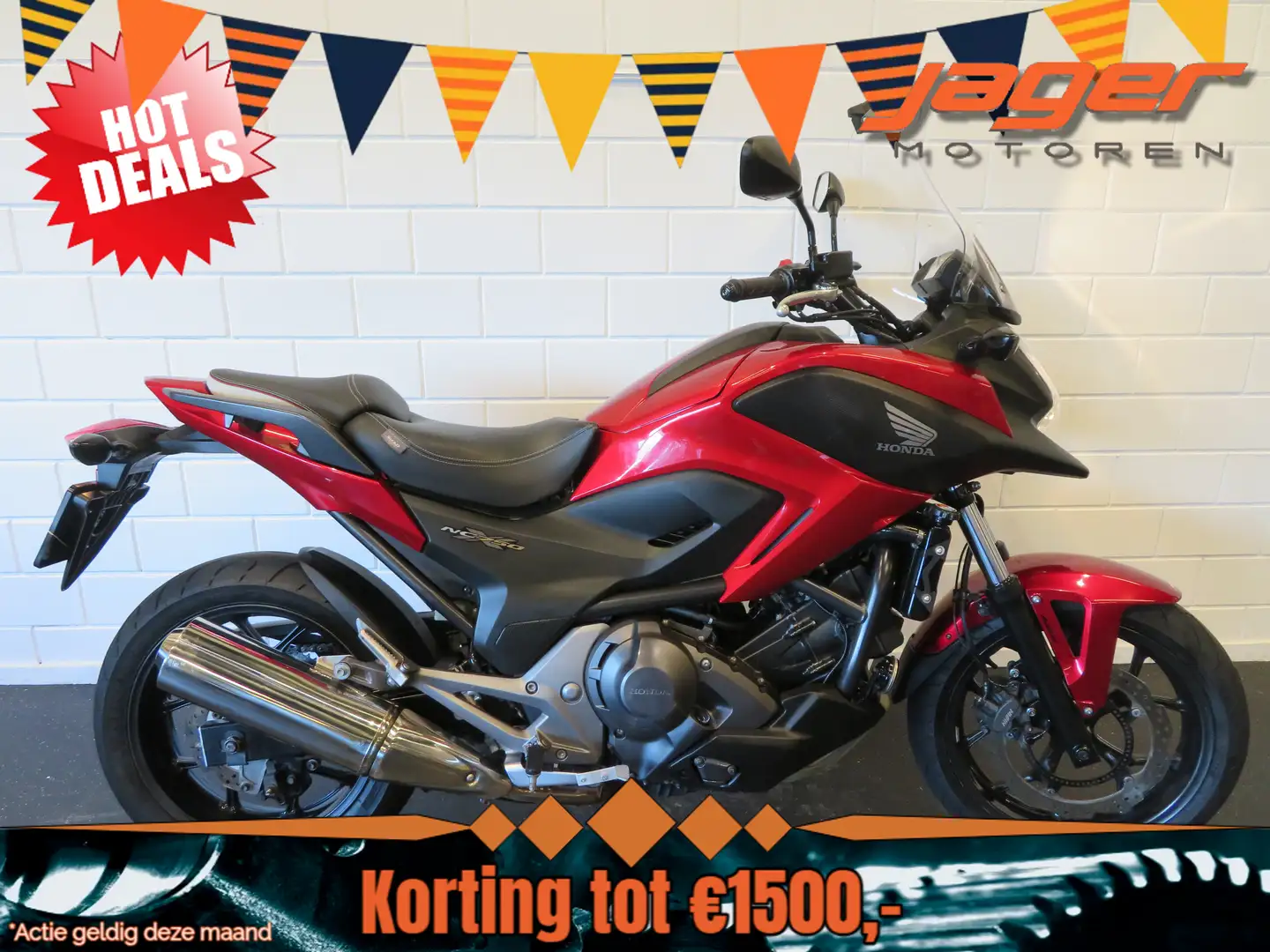 Honda NC 750 X DCT ZEER FRAAI! Rood - 1