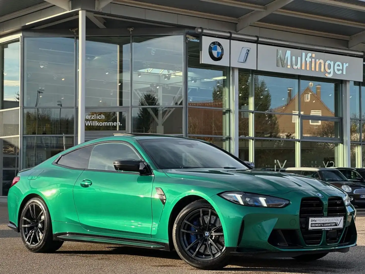 BMW M4 Comp Carbon HUD ACC SurView.GlasD.Ha/Ka.P+ Navi Vert - 2