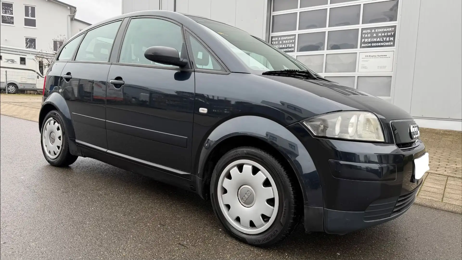 Audi A2 1.4 BENZINER TÜV,KLIMAANLAGE,125.000KM Blau - 2
