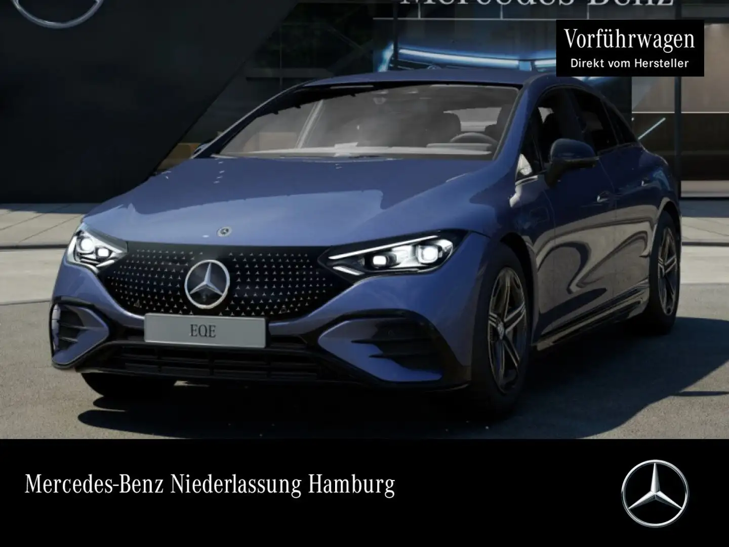 Mercedes-Benz EQE 300 AMG Fahrass WideScreen Burmester Distr. Blue - 1