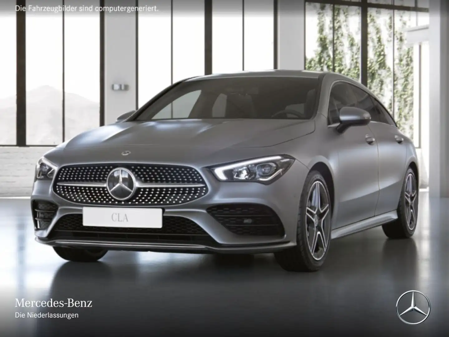 Mercedes-Benz CLA 200 d AMG+AHK+LED+KAMERA+8G Grigio - 2