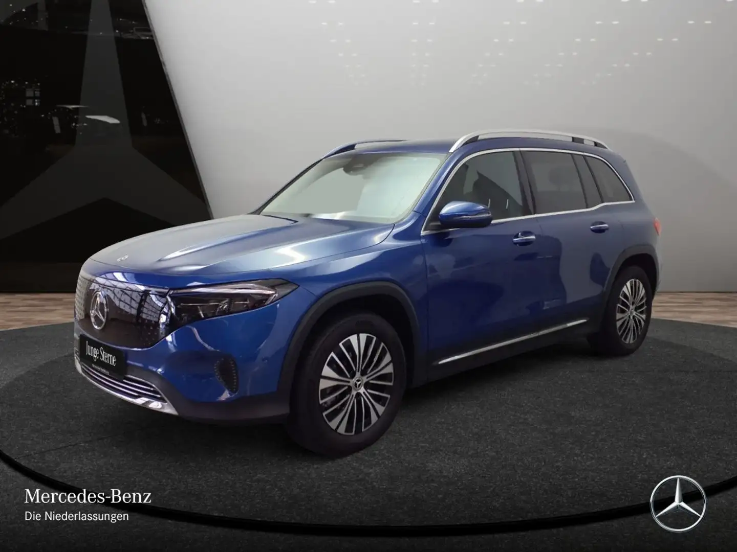 Mercedes-Benz EQB 300 4M PROG+PLUS-PAKET+AHK+KAMERA+MEMORY+SPUR Blau - 2