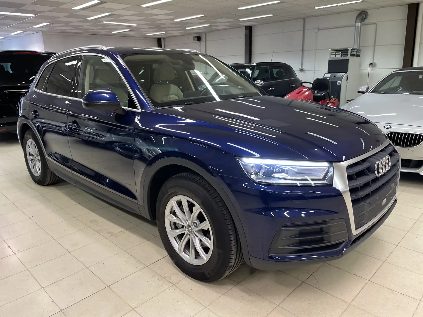 Audi Q5 2.0 TDi LEDER/PANO-DAK/GPS/AIRCO/ALU-VELG/EURO 6 Bleu - 1