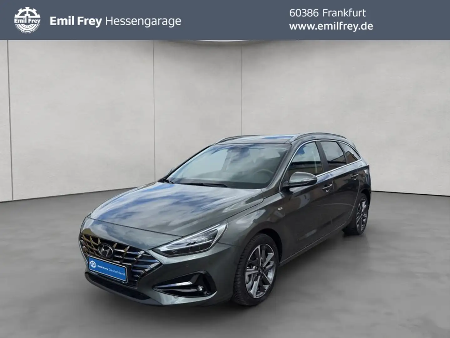 Hyundai i30 Kombi 1.5 T-GDI 48V-Hybrid DCT Prime Grijs - 1