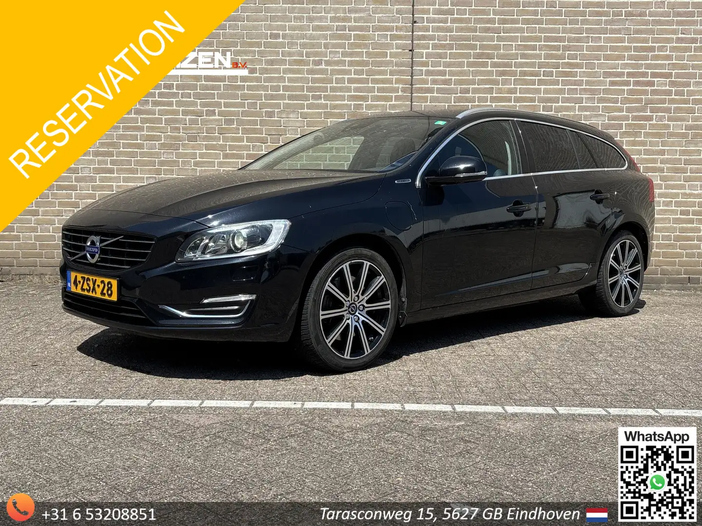 Volvo V60 2.4 D6 AWD Plug-In Hybrid R-Design | Leder | Clima Noir - 1
