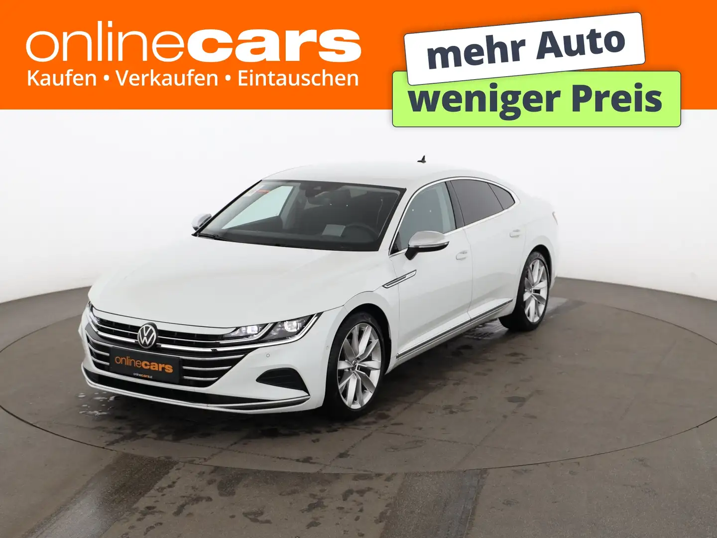 Volkswagen Arteon 2.0 TDI Elegance Aut LED AHK HEAD-UP RADAR Weiß - 1