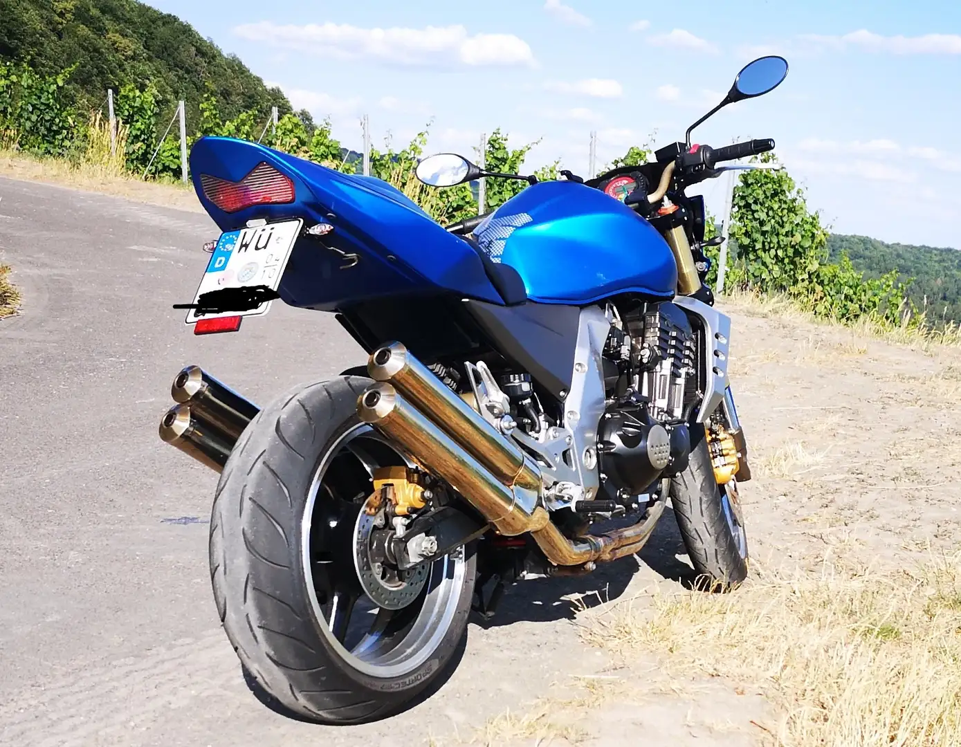 Kawasaki Z 1000 Bleu - 1