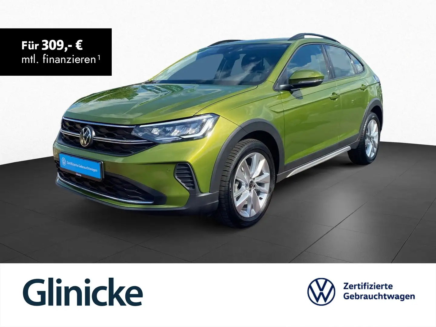 Volkswagen Taigo 1.0 TSI Life Klima Navi LED Sitzheizung Grün - 1