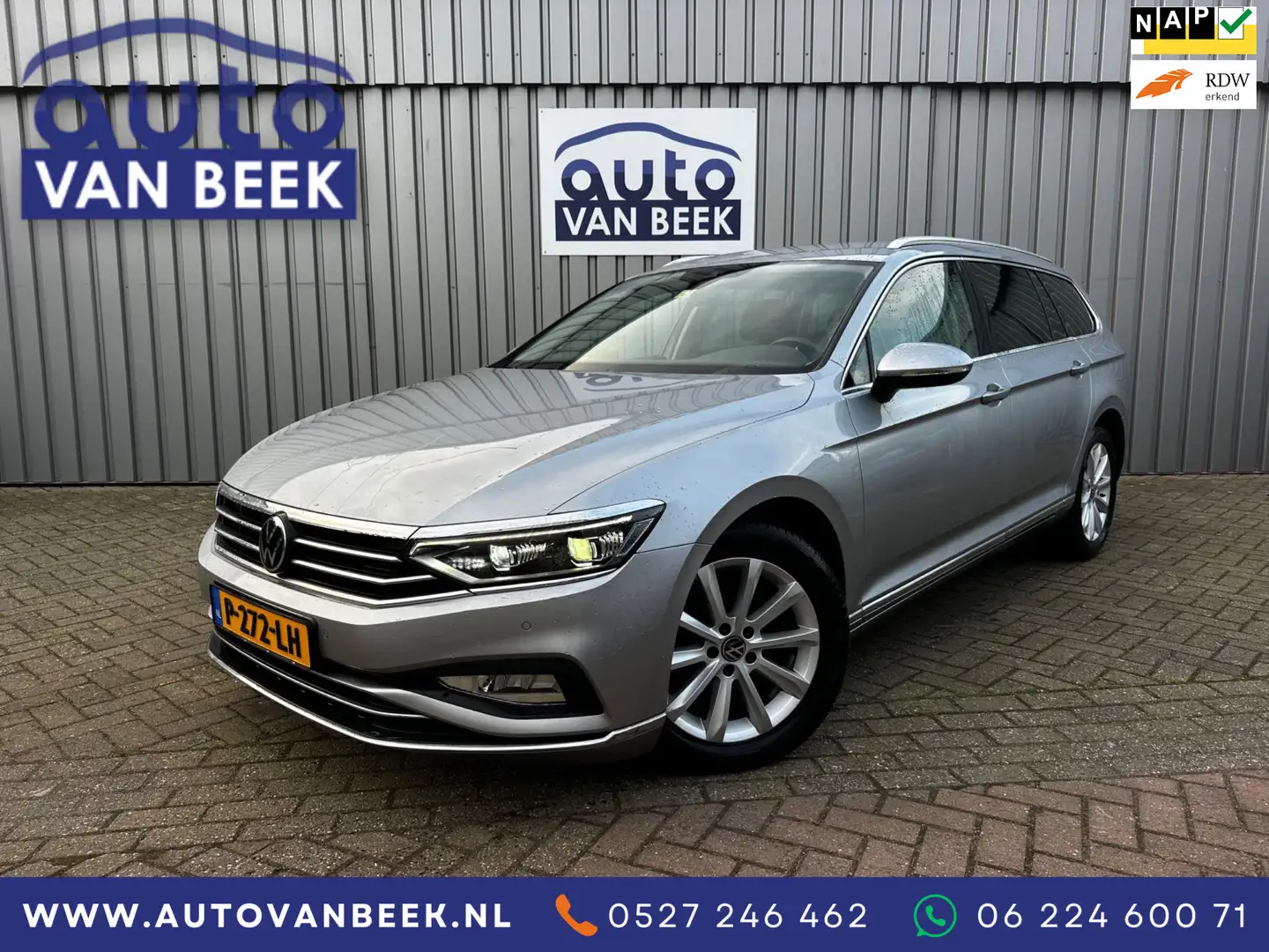 Volkswagen Passat Variant 2.0 TDI Elegance|Trekhaak|Matrix|DSG Grijs - 1