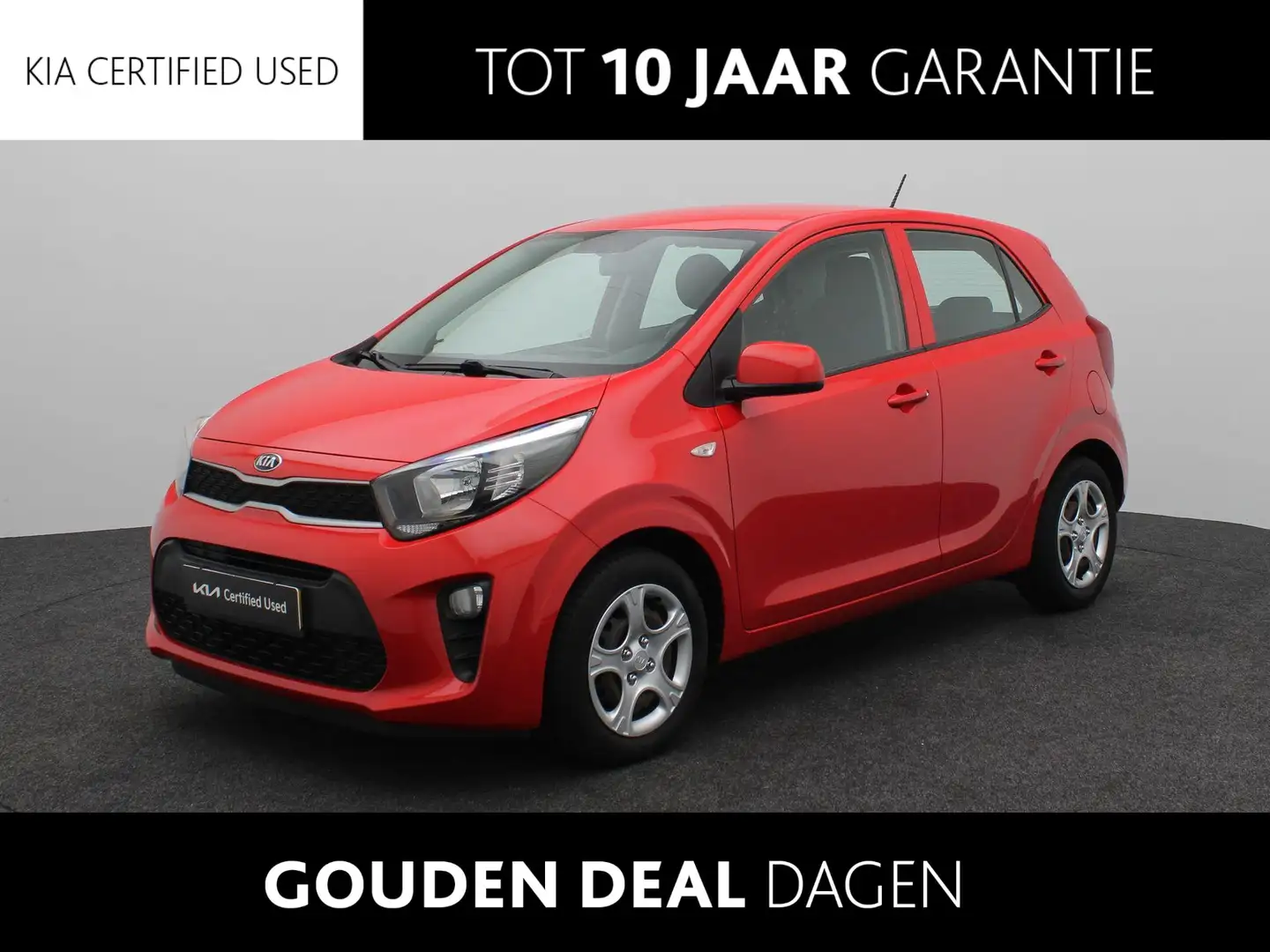 Kia Picanto 1.0 CVVT EconomyPlusLine | Airco | Bluetooth | Cen Rouge - 1