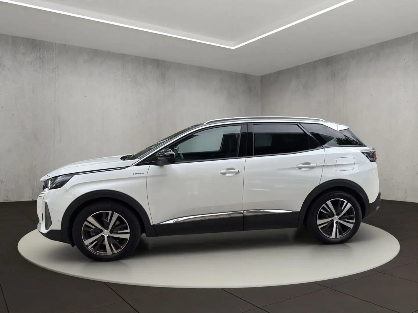 Peugeot 3008 Hybrid-Benzin 225 Blanc - 2