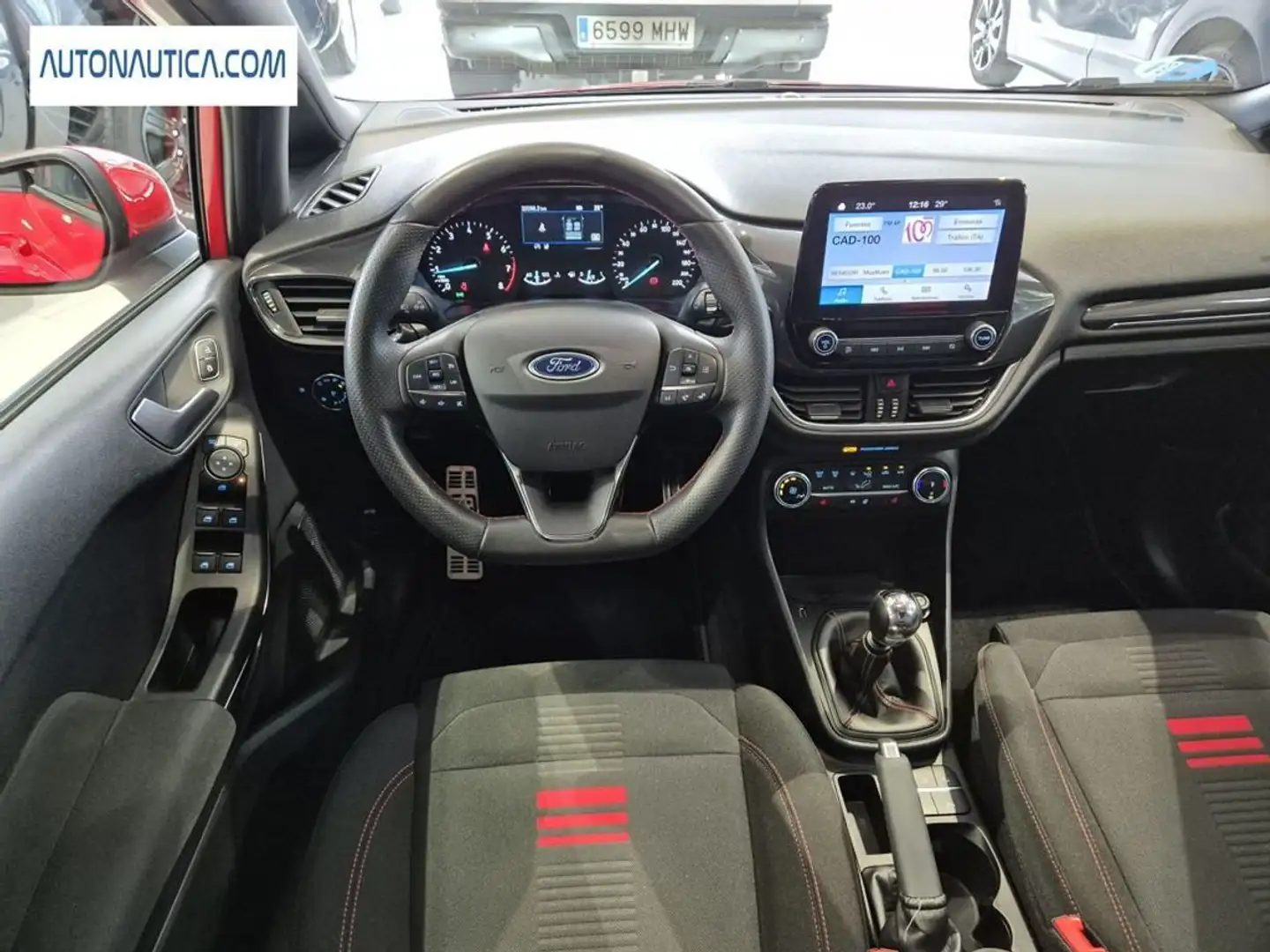 Ford Fiesta 1.0 ecoboost mhev st line 125 Rojo - 2