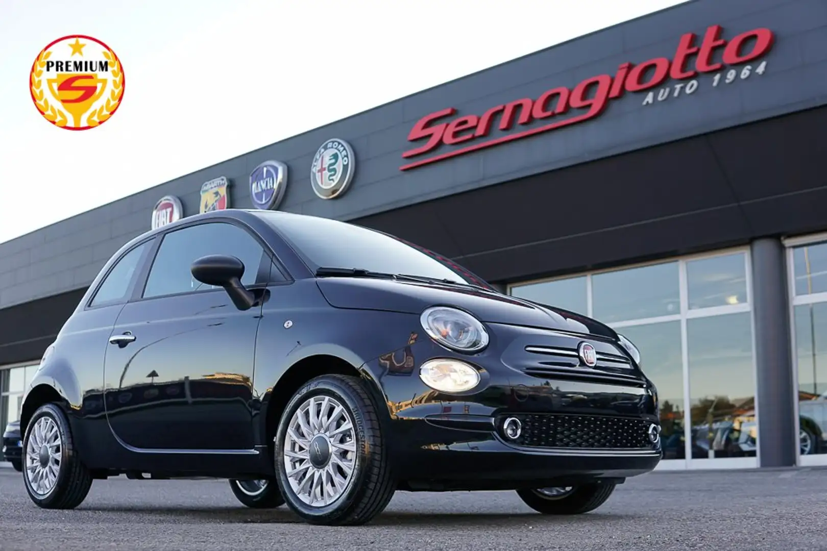 Fiat 500 1.0 69cv Hybrid KM 0 - CRUISE CONTROL - SENS. PARK Schwarz - 1