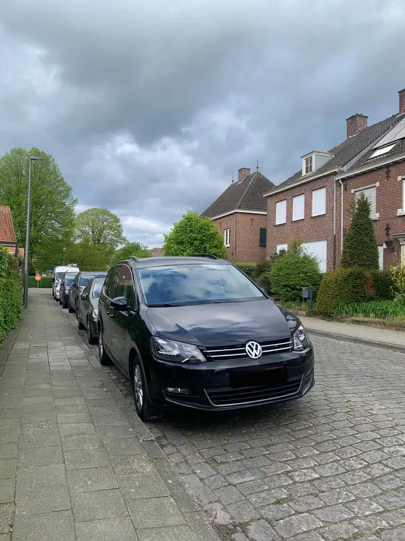 Volkswagen Sharan highline bleumotion - goed onderhouden auto Zwart - 1