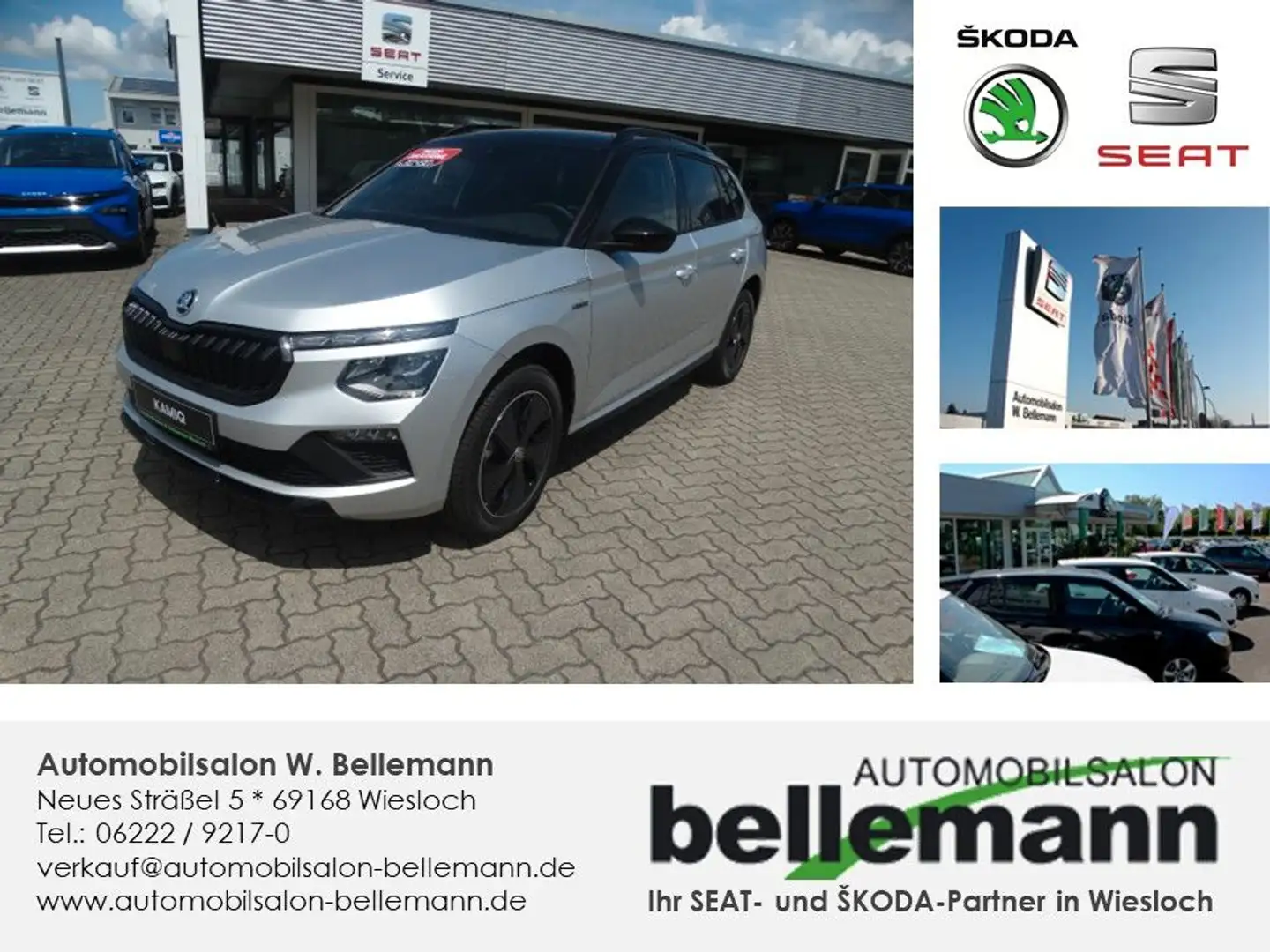 Skoda Kamiq Monte Carlo 1.5 TSI 150 PS 5 J. Garantie Zilver - 1