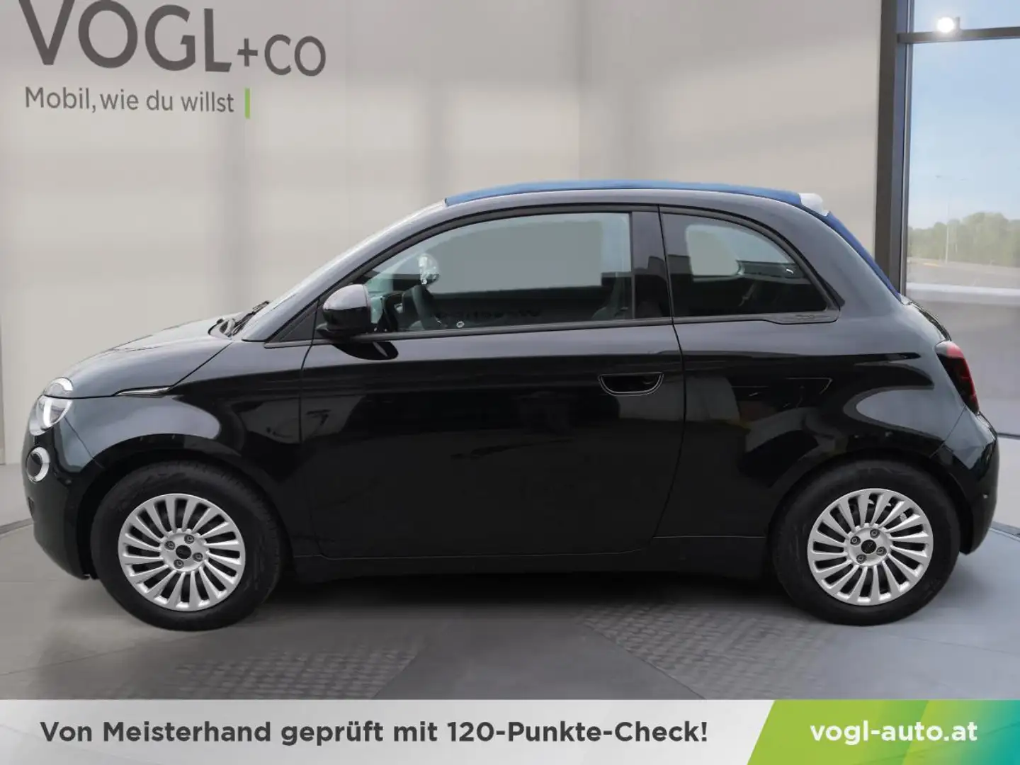 Fiat 500e CABRIO 42kWh Schwarz - 2