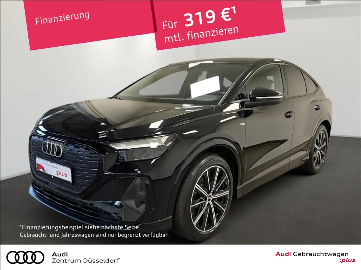Audi Q4 e-tron 40 Sportback S-LINE MMI LED PDC 20 Schwarz - 1