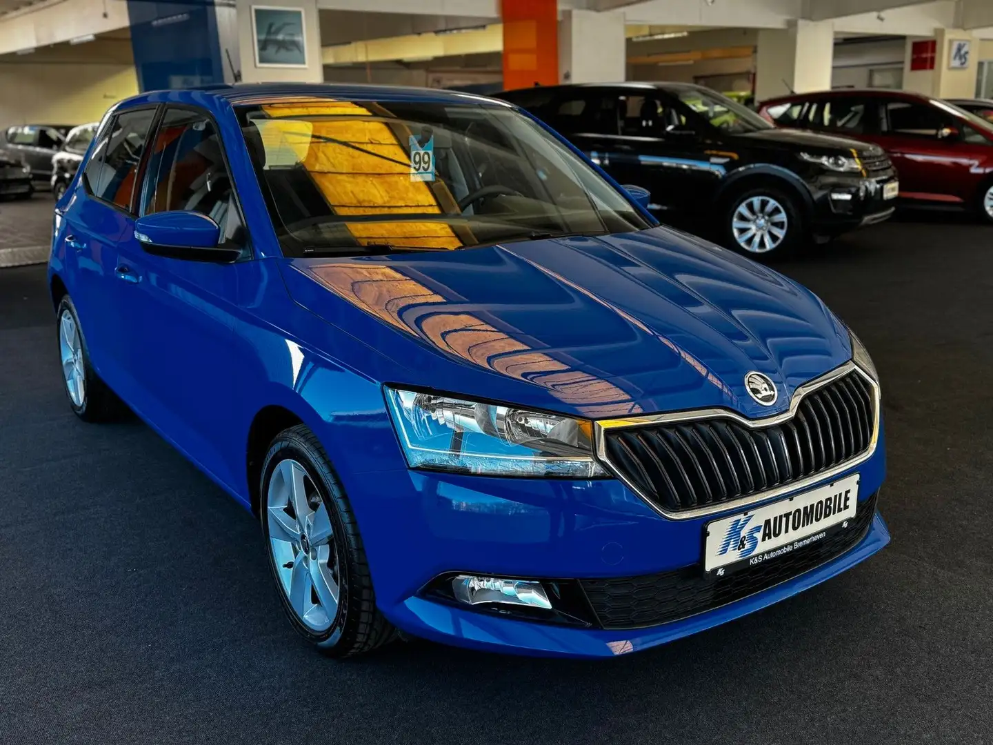 Skoda Fabia Cool Plus*LED*SHZ*KLIMA*BLUETOOTH* Bleu - 1