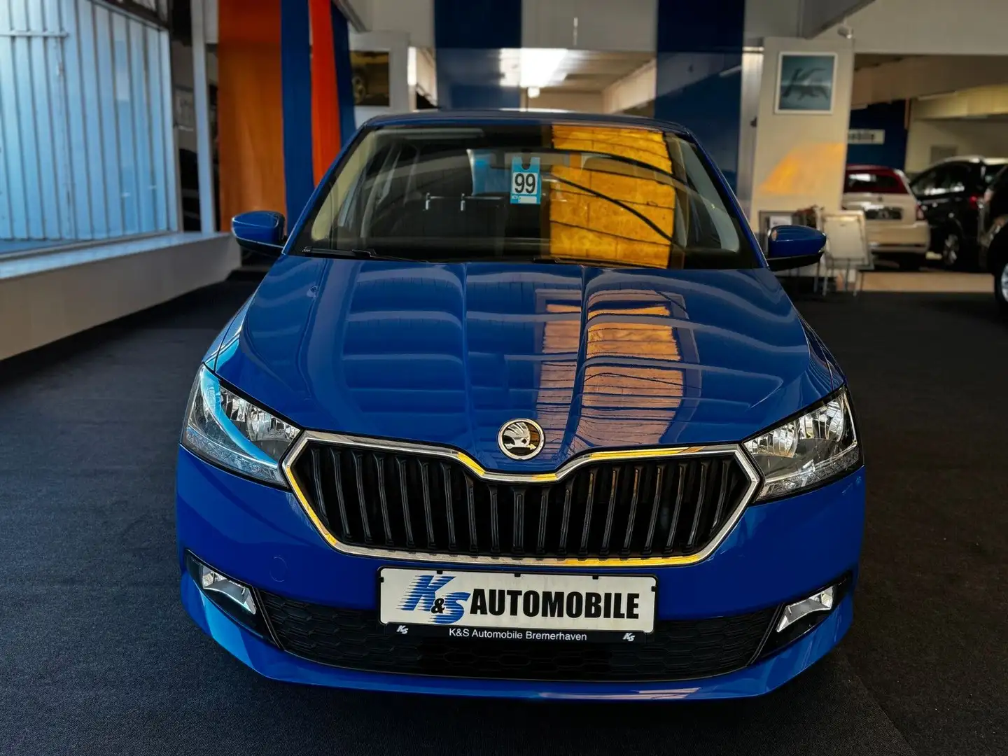 Skoda Fabia Cool Plus*LED*SHZ*KLIMA*BLUETOOTH* Bleu - 2