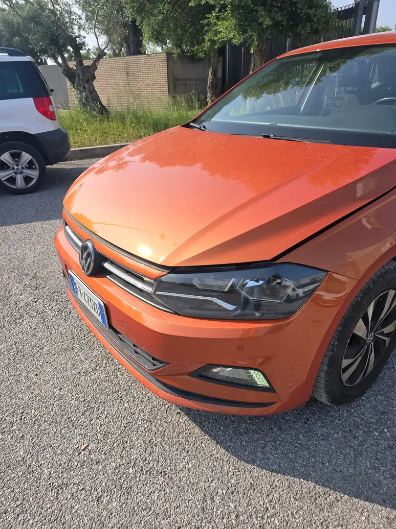 Volkswagen Polo Polo VI 2017 5p 1.0 evo Comfortline 65cv Arancione - 2