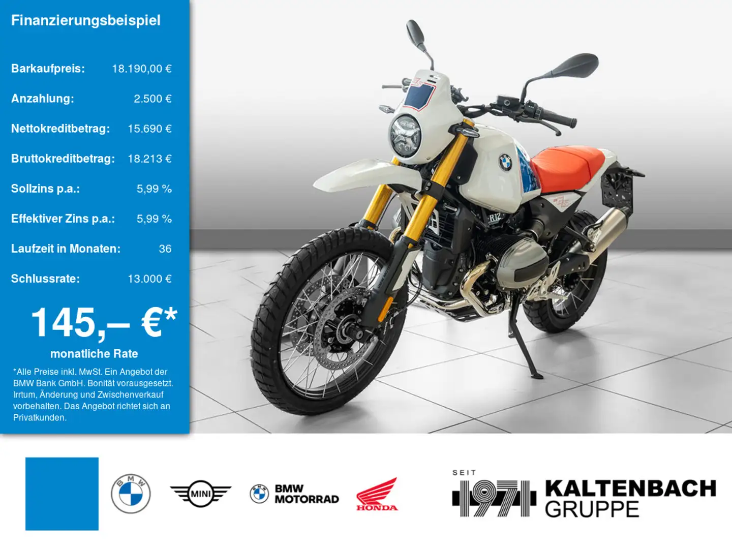 BMW R 12 G/S KOMFORT-P. GRIFFHEIZUNG BT Wit - 1