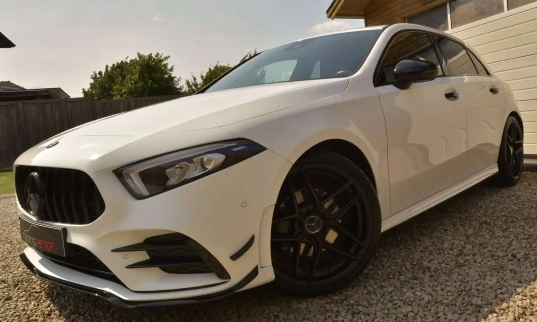 Mercedes-Benz A 200 AMG 7G-DCT LOOK A45 \LED\u0027S-GPS-LEDER-WIDESCRE Blanc - 2
